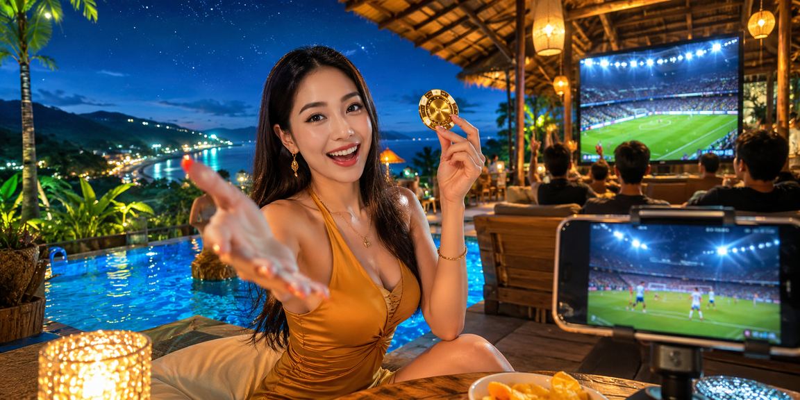 Khung cảnh casino trên điện thoại tại Sapa trong ánh sáng mờ ấm áp